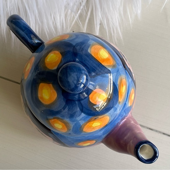 2 Piece Miniature  Denise Ford By Ganz Collection Tea Pot Deco Art Girl Face - Picture 11 of 15